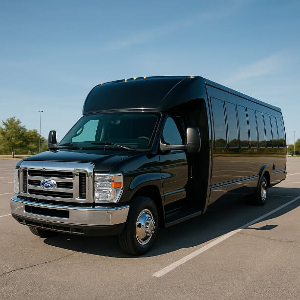 Charter Bus Rental Flower Mound 18 Passenger Minibus