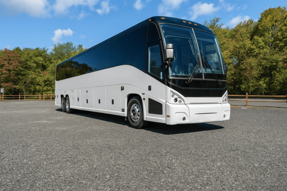 Charter Bus Rental Flower Mound 56 Passenger Charter Bus